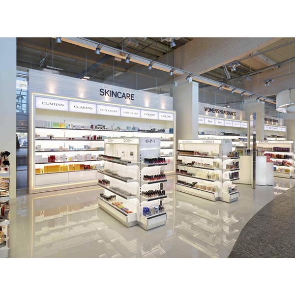 Современный дизайн интерьера парфюмерного магазина
